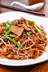Beef Stir-fry with Rice Noodles