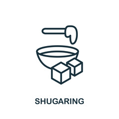 Shugaring icon. Simple element from cosmetology collection. Creative Shugaring icon for web design, templates, infographics and more