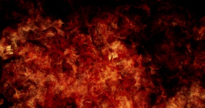 Close Up CG Explosions And Blasts. Visual FX Element. Luma Channel. Isolated Black Background. Easy To Use.