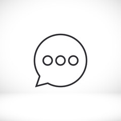 message icon. Vector  Eps 10 .  Design Flat illustration best sms