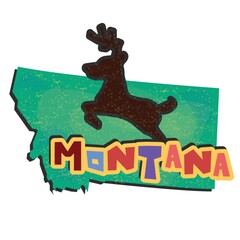 montana state map
