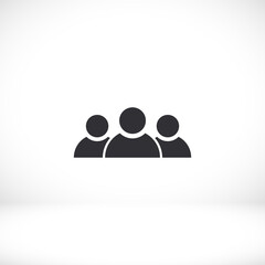 Obraz na płótnie Canvas Business people icon. group of persons. people. Vector graphics. human icon work done for your use. 10 eps