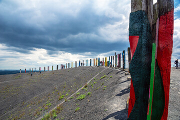 Totems auf Halde Haniel in Bottrop