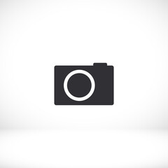 photo camera icon. Vector  Eps 10 . Lorem Ipsum Flat Design equipment  digital