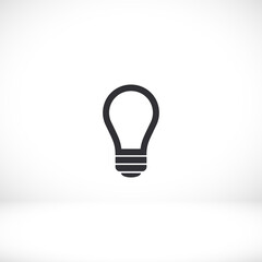 bulb icon Vector Eps 10 Lorem Ipsum Flat Design light  lamp symbol