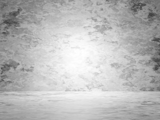 3D rendering grey concrete wall backdrop