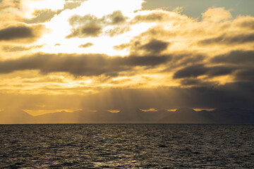 Fototapeta premium Sunset in 