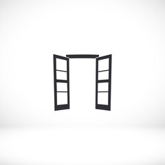Door icon. Vector  Eps 10 . Lorem Ipsum Flat Design