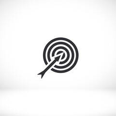 target icon. Vector  Eps 10 . Lorem Ipsum Flat Design