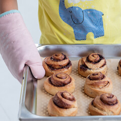 Baking Cinnamon Rolls at Home