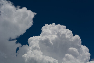 Naklejka na ściany i meble Dramatic picture of Cumulus clouds
