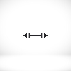 barbell icon . Vector  Eps 10 . Lorem Ipsum Flat Design