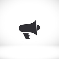 loudspeaker icon. Vector shout. Eps 10 volume. flat design. the work is done for your use for your purposes and purposes.