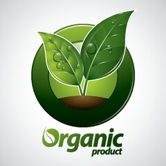 organic product label