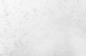 White concrete wall  texture: Cracked and scratched grey cement background