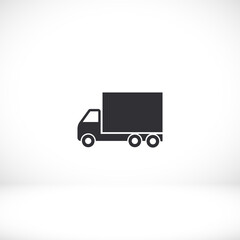 truck icon. Vector  Eps 10. Lorem Ipsum Flat Design