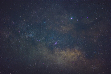 Fototapeta na wymiar Clear shot of the galactic center of Milky Way