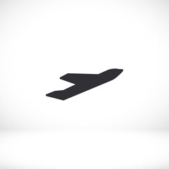 Plane icon. Vector plane flat design. Plane flying. the plane takes off. the work is done for your use for your purposes and purposes. eps 10 icons vector