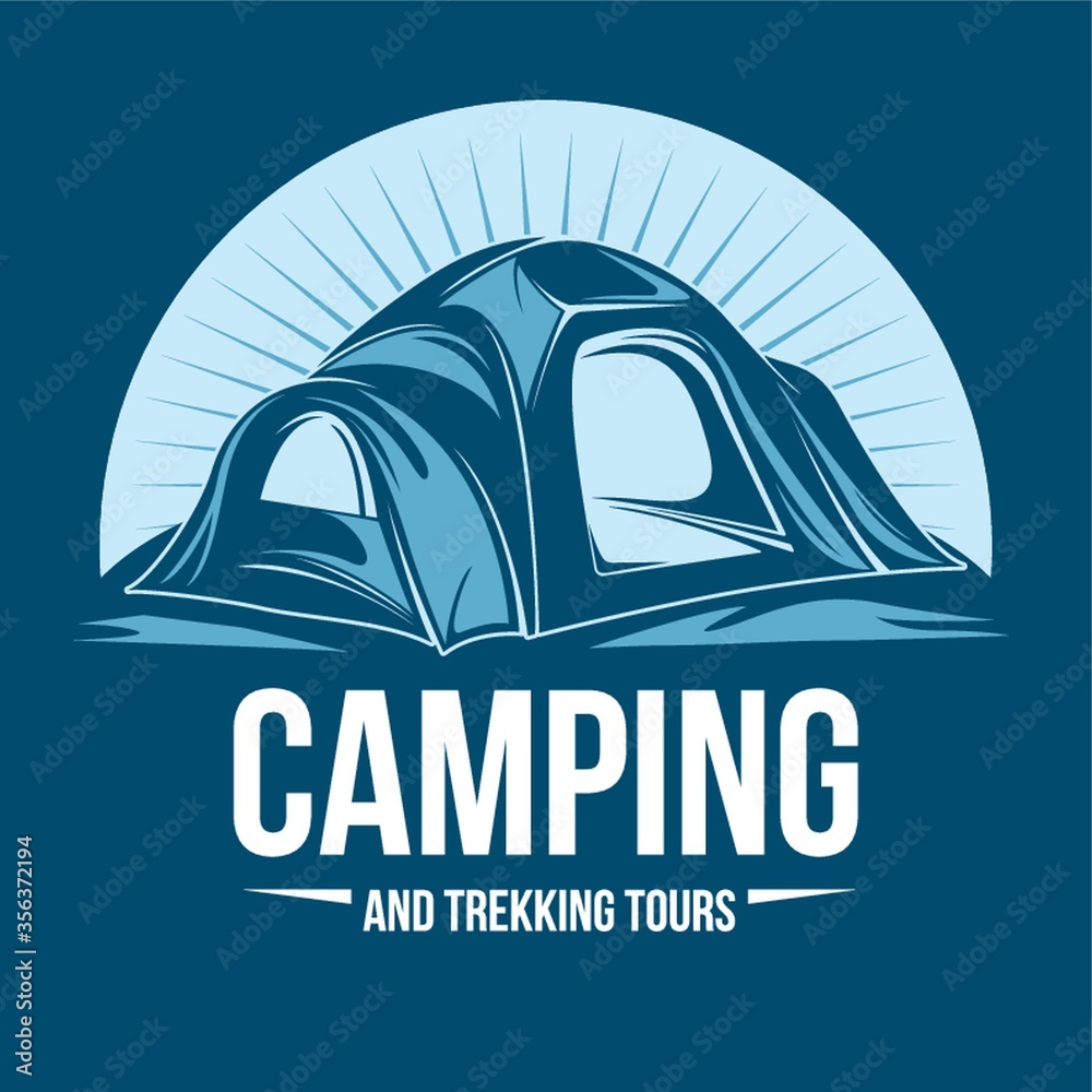 Sticker camping and trekking tours