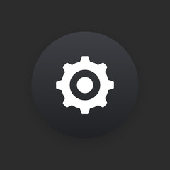 Settings -  Matte Black Web Button