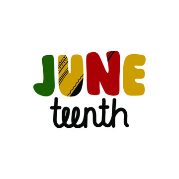 Juneteenth Freedom, Emancipation, Independence Day. Vector illustration for poster, banner, card and background. 