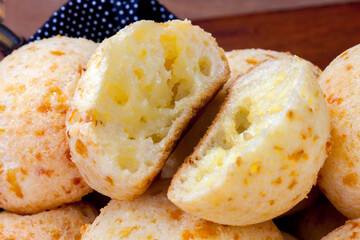 Brazilian snack, traditional cheese bread