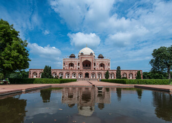 Humayun's tomb on a Sunny day, New delhi India