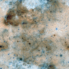Outer space seamless pattern. Blue abstract 
