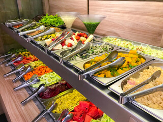 Salad self service restaurant