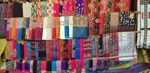 Fototapeta premium traditional silk scarf