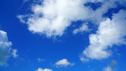 blue sky with clouds