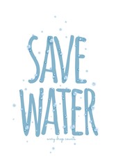 save water poster