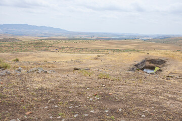 Hornachuelos cistern. Roman-republican oppidum, Extremadura, Spain