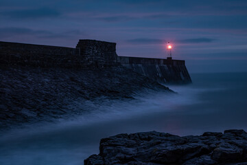 Beautiful Wild Coastal Lighthouses on the Welsh Coast