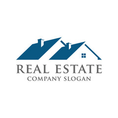 Real estate logo vector design template