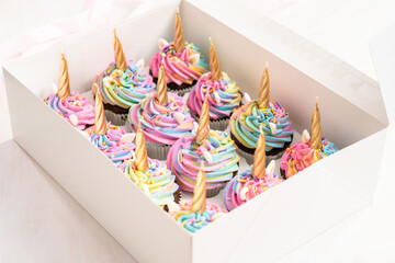 Unicorn cupcakes