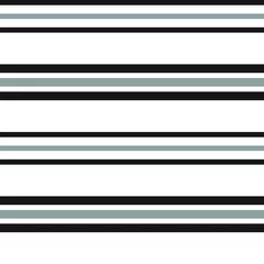 Tapeten Horizontale Streifen Weißer Streifen nahtloser Musterhintergrund im horizontalen Stil - Weißer horizontal gestreifter nahtloser Musterhintergrund geeignet für Modetextilien, Grafiken