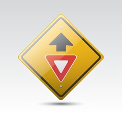 yield ahead sign
