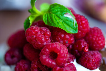 Sweet Waffles with milk chocolate, white chocolate, vanilla cream, strawberries, banana, vanilla ice cream sweet popcorn