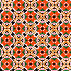 Abstract bright pattern with various shades seamless pattern design composition. Wallpaper, background. Eps 10