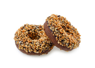 Donuts Grains on white background