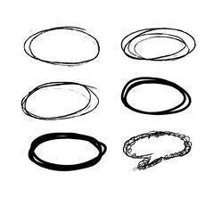 set of speech bubbles