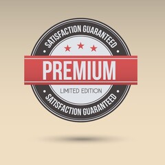 premium quality label