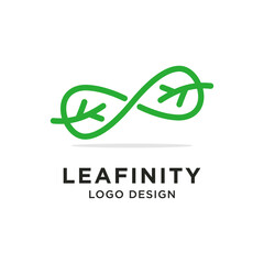 Leaf logo design template - vector