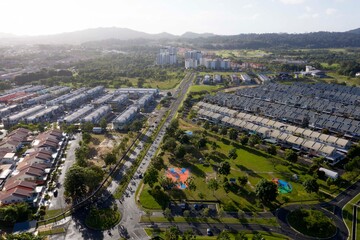 Aerial view of the house for local residents 