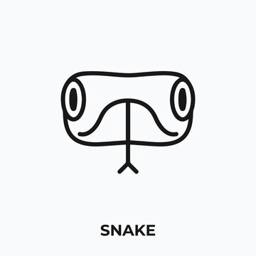 snake icon vector. snake icon vector symbol illustration. Modern simple vector icon for your design.