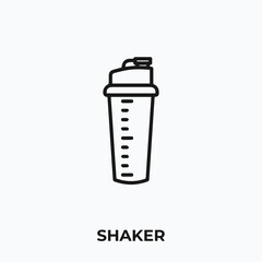 shaker icon vector. shaker icon vector symbol illustration. Modern simple vector icon for your design.