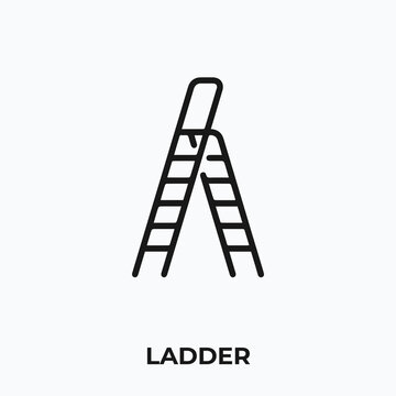 ladder icon vector. ladder icon vector symbol illustration. Modern simple vector icon for your design.