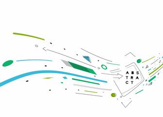 Abstract banner with Portfolio Calligraphic line art text poster with space of your text, vector illustration Design.