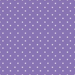Mauve dots on purple seamless vector pattern background.
